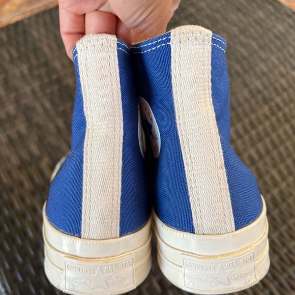 CDG x Converse men 4 women’s 6 BLUE - Picture 4 of 4